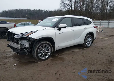 2021 Toyota Highlander Hybrid Limited from USA, damaged, VIN 5TDXBRCH8MS532145